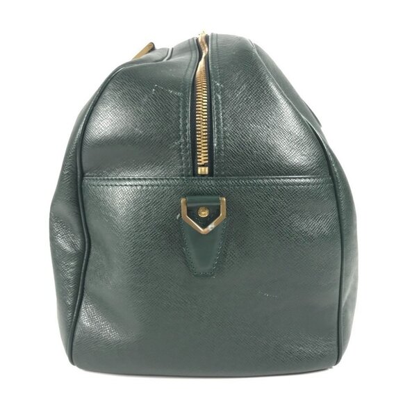 LOUIS VUITTON Taiga Kendal PM Travel Bag Duffle Bag Leather Epithea Green - Picture 4 of 15